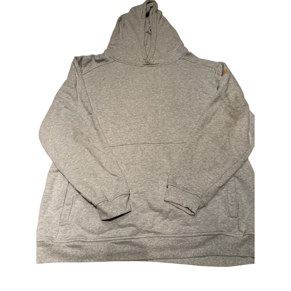 Unbranded FR Flame Resistant Hooded Sweatshirt Men's XXL Gray Pocket Workwear